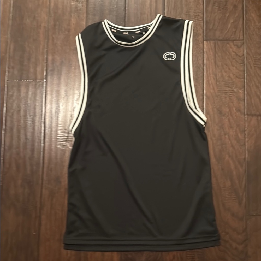 Circuit Black Sleeveless Men's Shirt; size small
